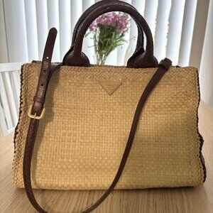 Prada Madras Tote